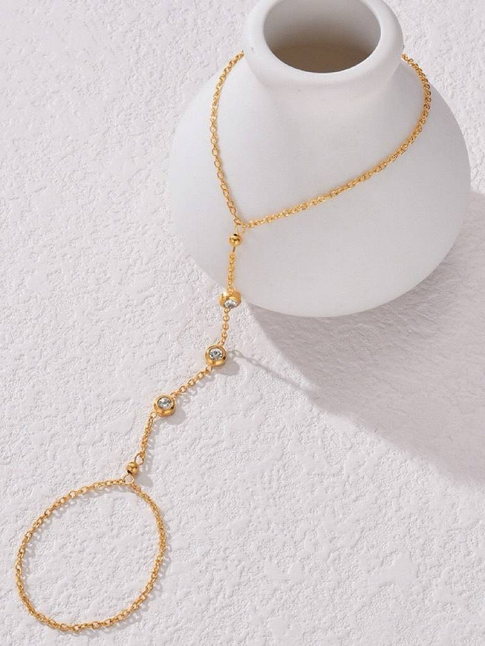 Crystal Station Hand Chain Ringlet