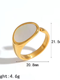 Mother of Pearl Open Ring