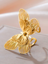 Gold Butterfly Ring