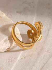 Triple Stone Open Ring