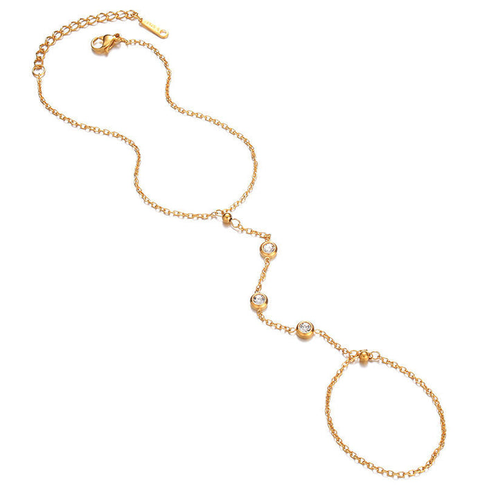 Crystal Station Hand Chain Ringlet