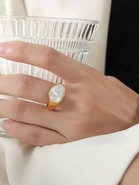 Mother of Pearl Open Ring