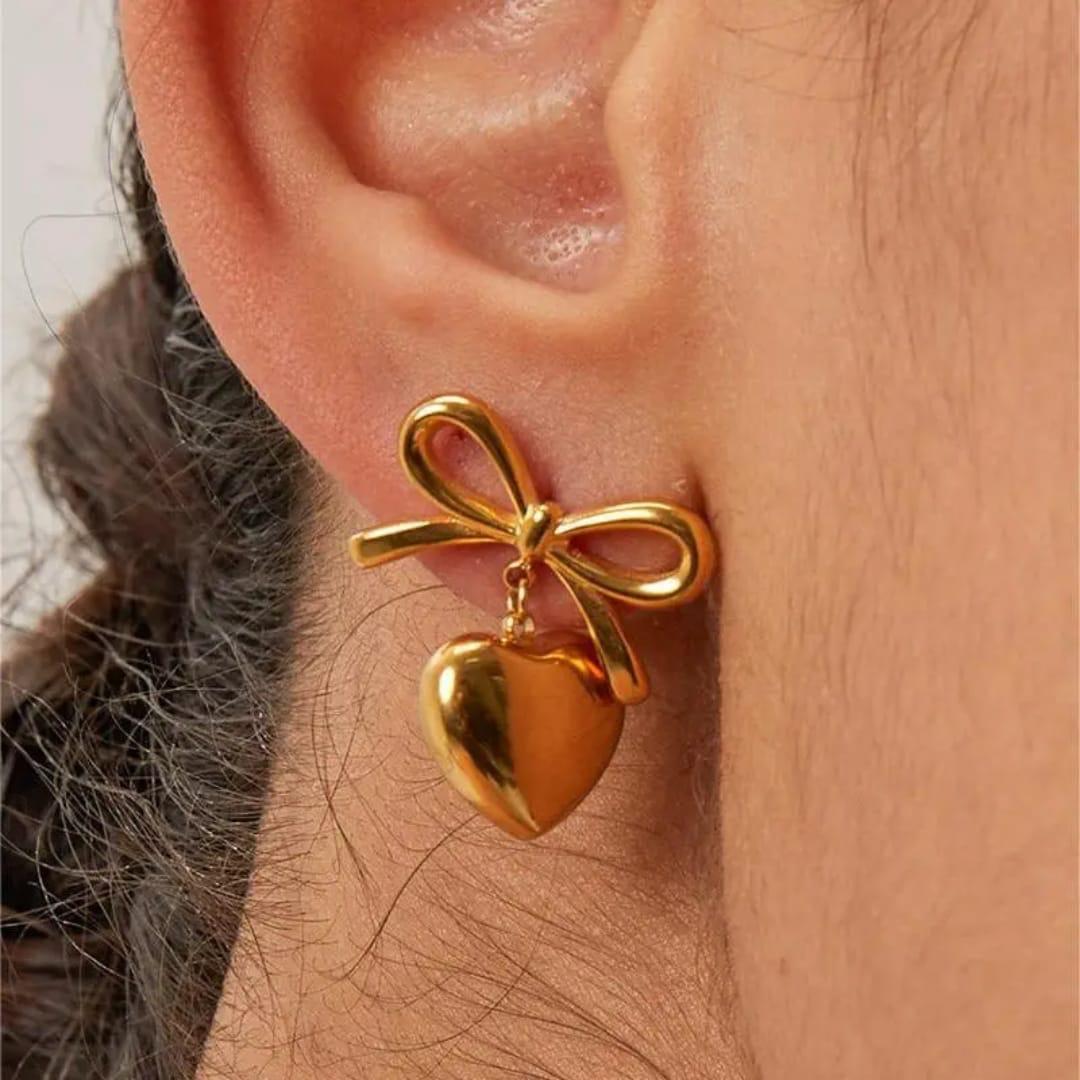 LoveRibbon earrings