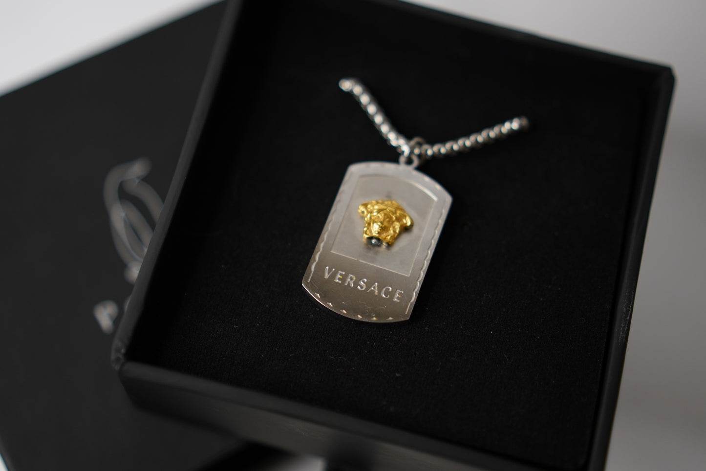 VERSACE TAG PENDANT