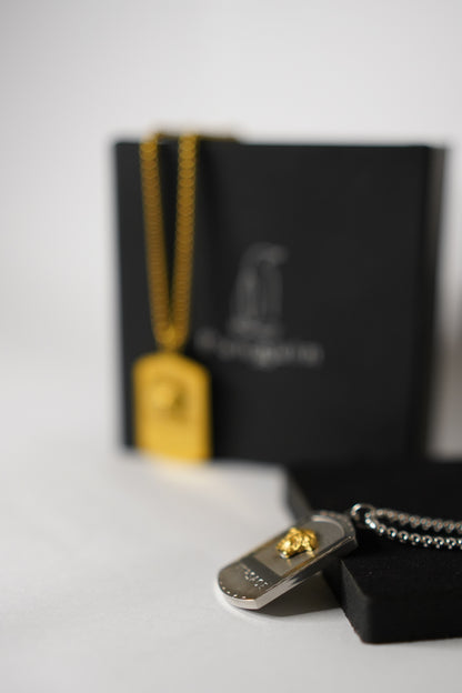 VERSACE TAG PENDANT