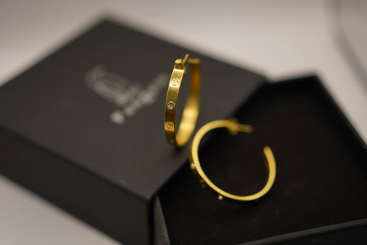 Amber Dust Earings