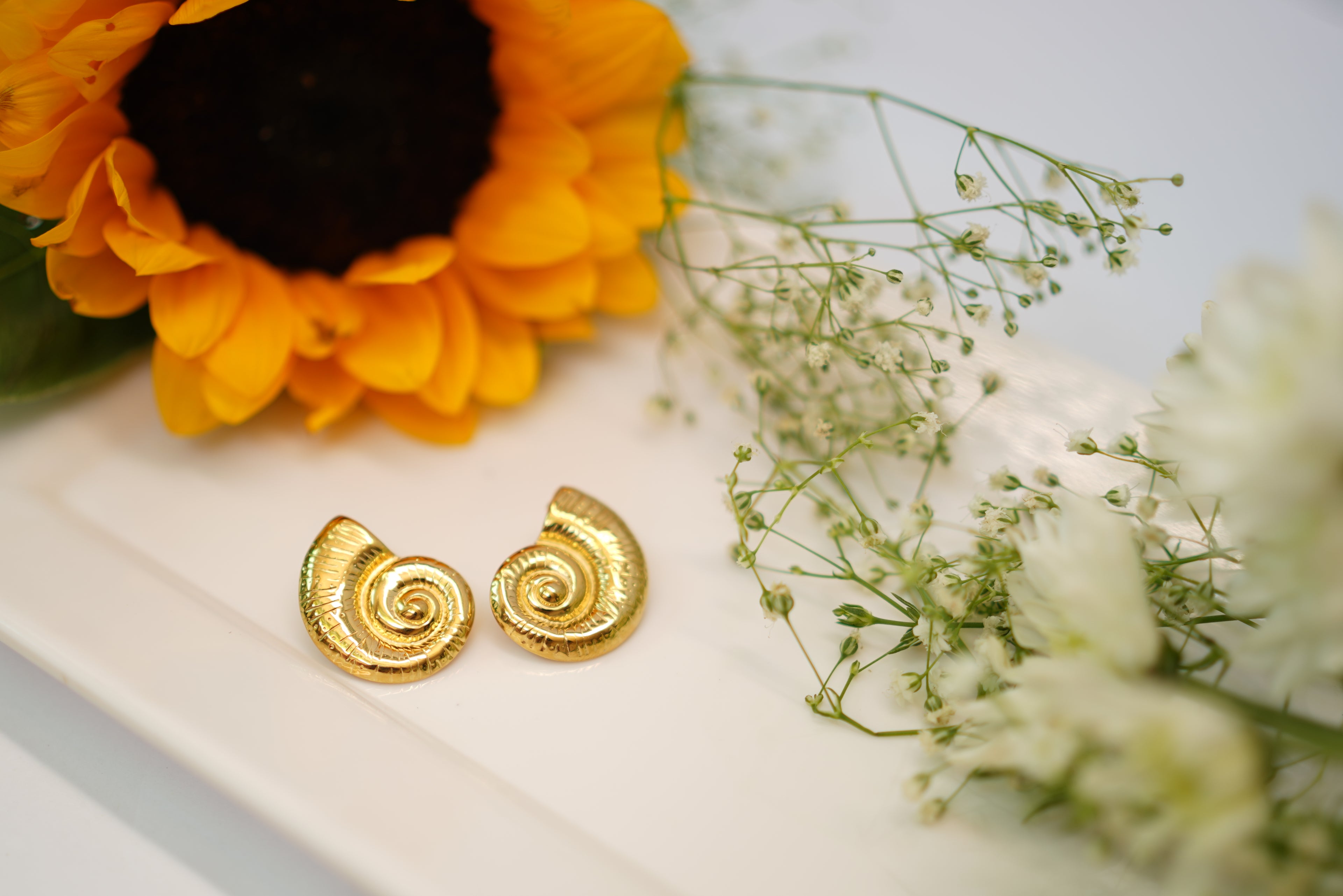Snail Blush Earings