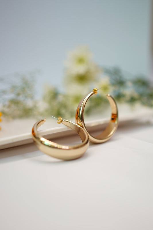 Glam Hoops Earings