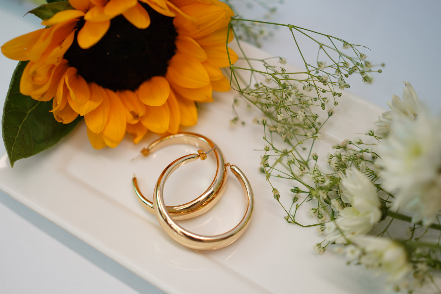 Glam Hoops Earings