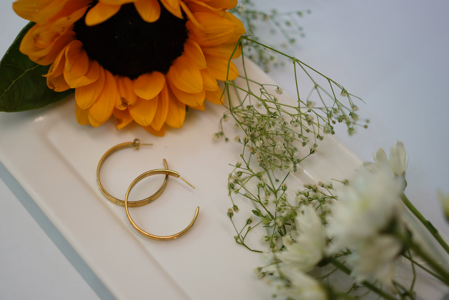 Amber Dust Earings