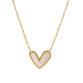 HEART PENDANT WHITE