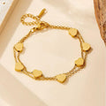 Seven Heart Bracelet