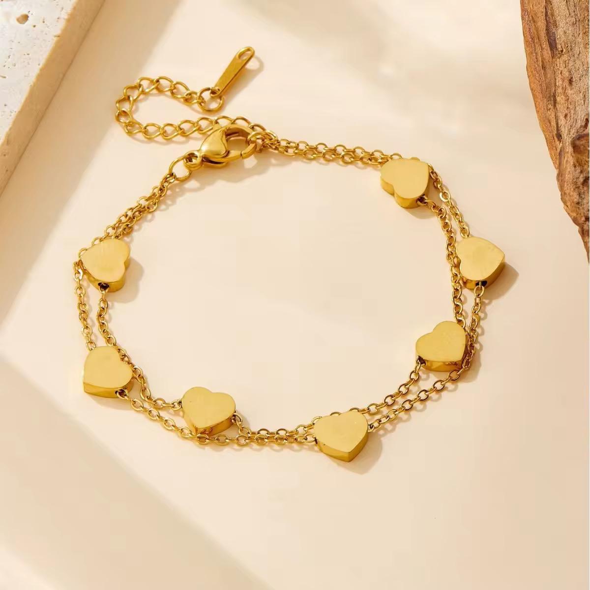 Seven Heart Bracelet