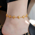 Gold Starfish Link Chain Anklet