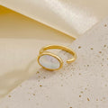 Mother of Pearl Open Ring
