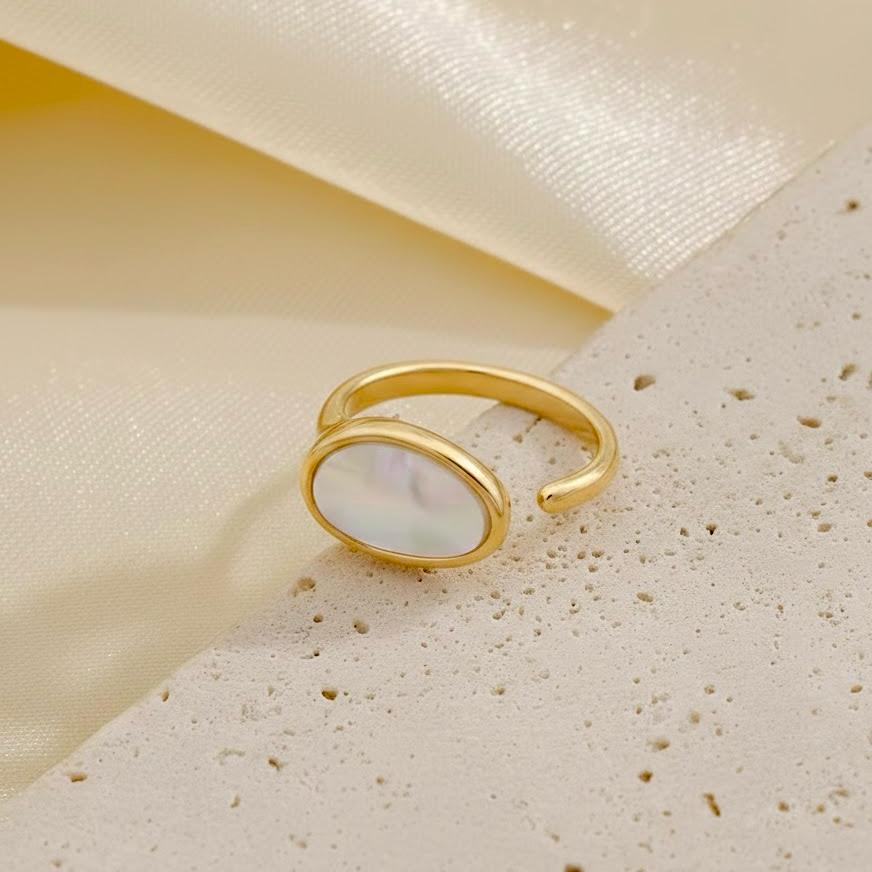 Mother of Pearl Open Ring