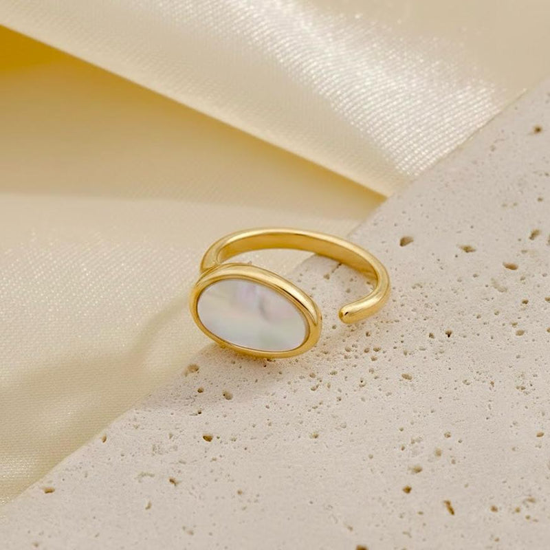 Mother of Pearl Open Ring