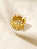 Sunburst Textured Ring