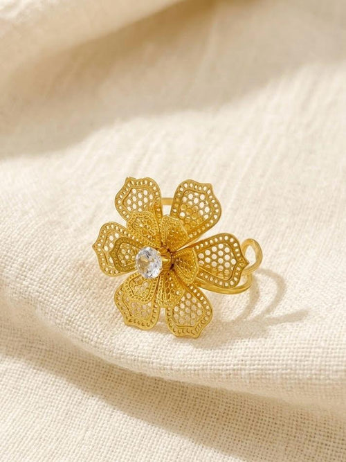 Filigree Flower Ring