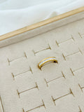 Channel Set Crystal Band Ring