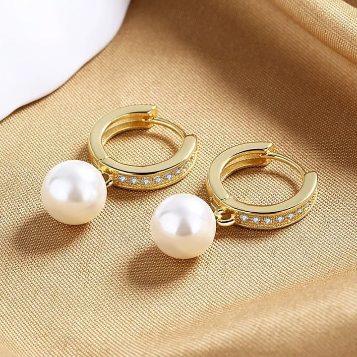 Pearl earrings